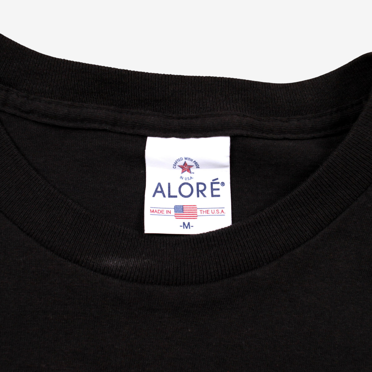Vintage Alore T-shirt M Mens 90s Black Alor Dust Off Vietnam Single Stitch