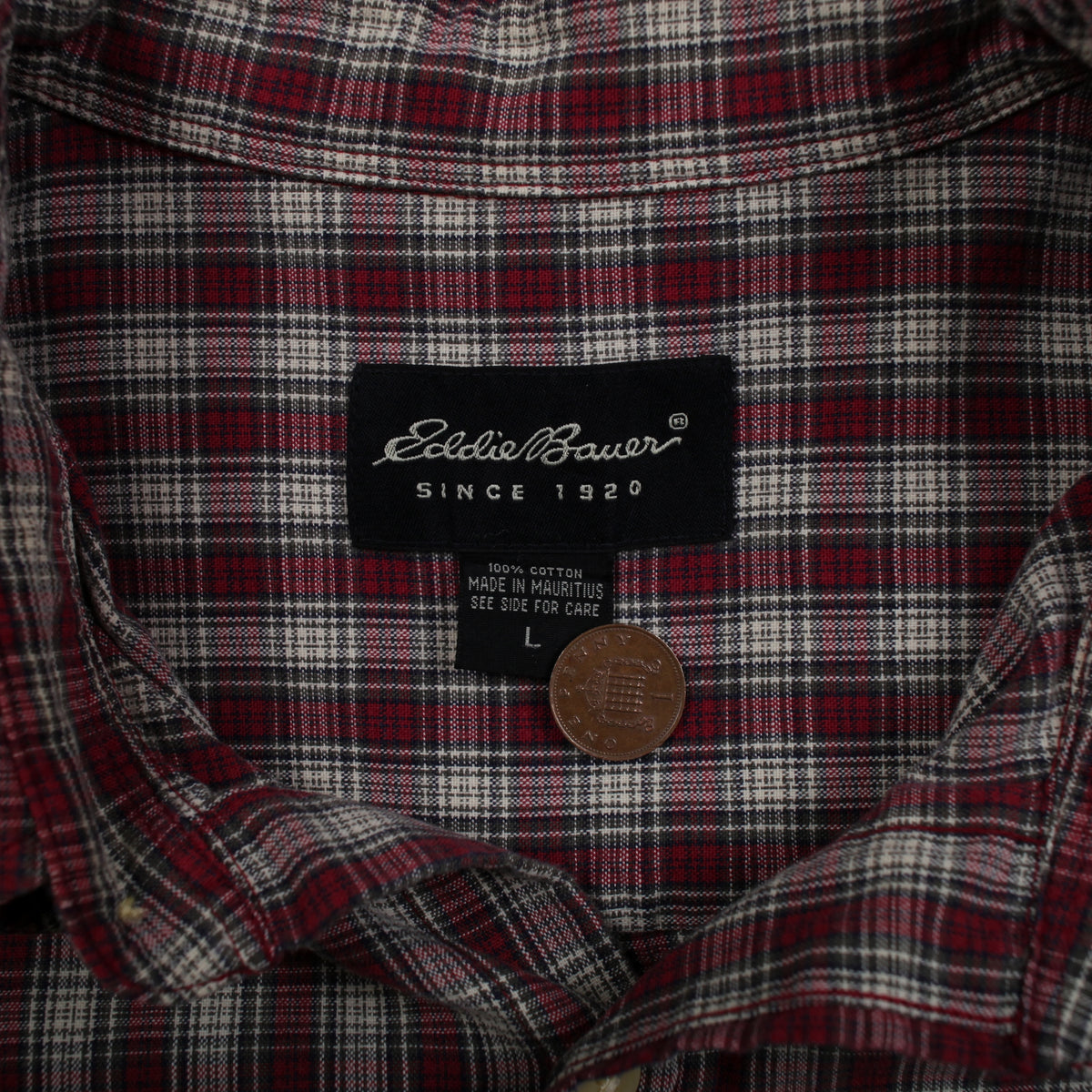 Vintage Eddie Bauer Shirt L Mens 90s
