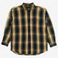 Vintage Lee Flannel Shirt L Mens 90s