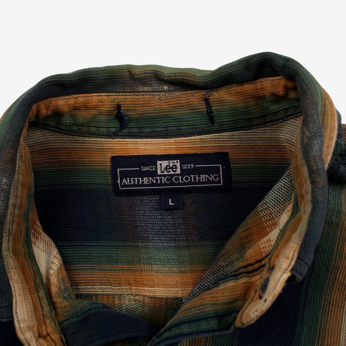 Vintage Lee Flannel Shirt L Mens 90s
