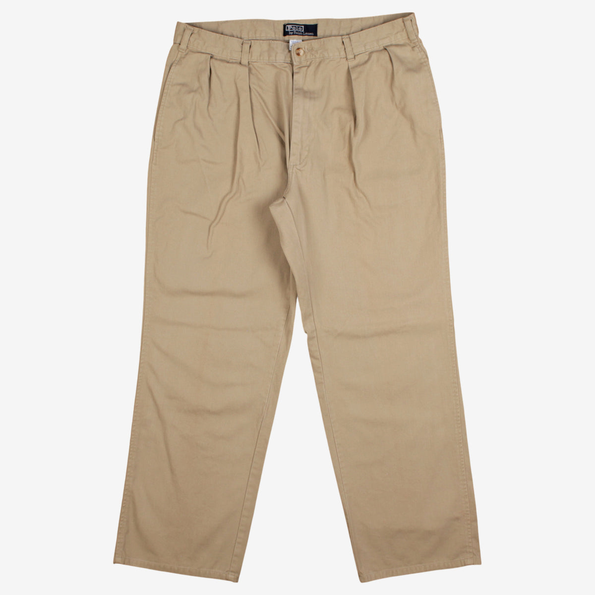 Polo Ralph Lauren Pleated Chino Trousers Pants 36x30 Mens