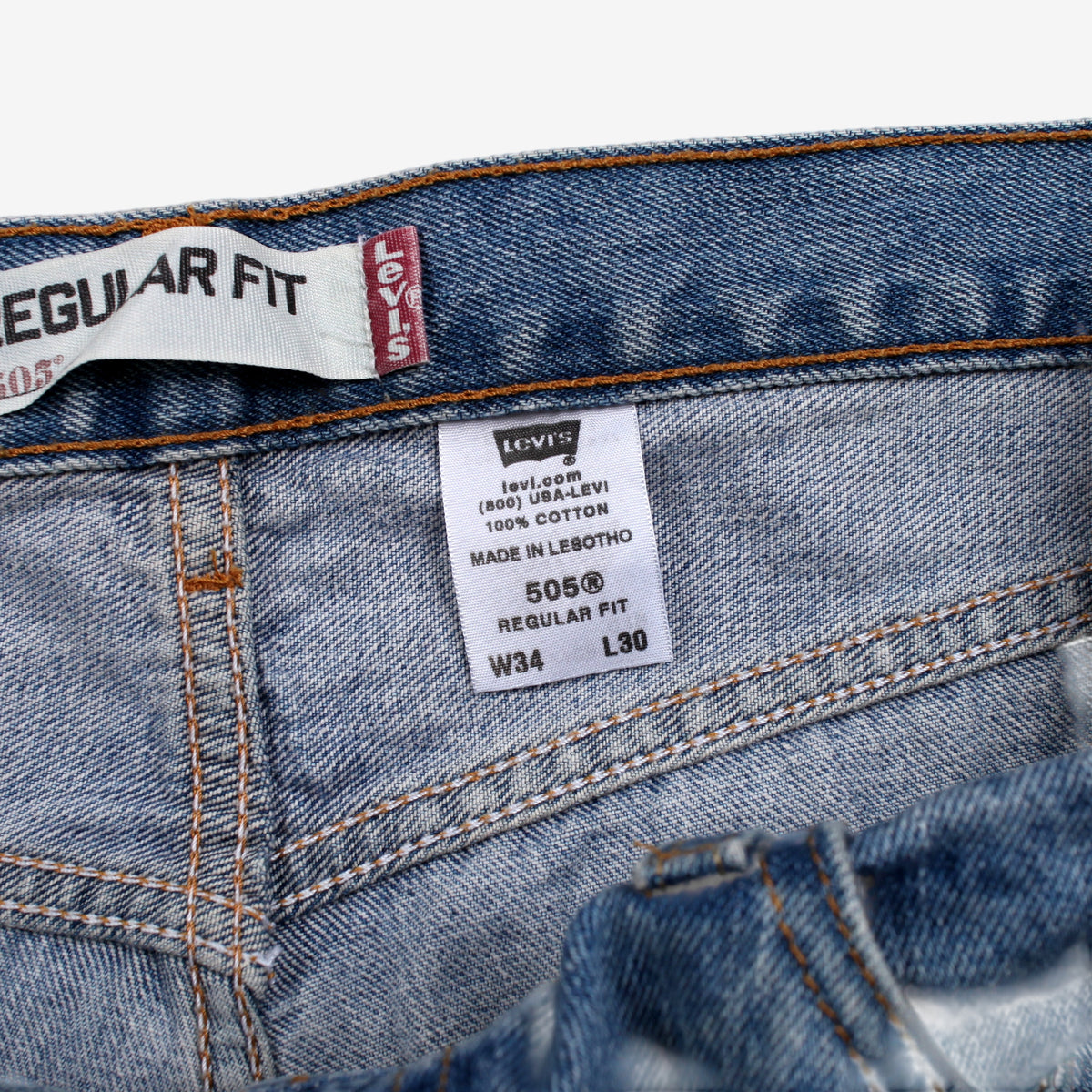 Levis 505 Jeans Regular Straight 34x30