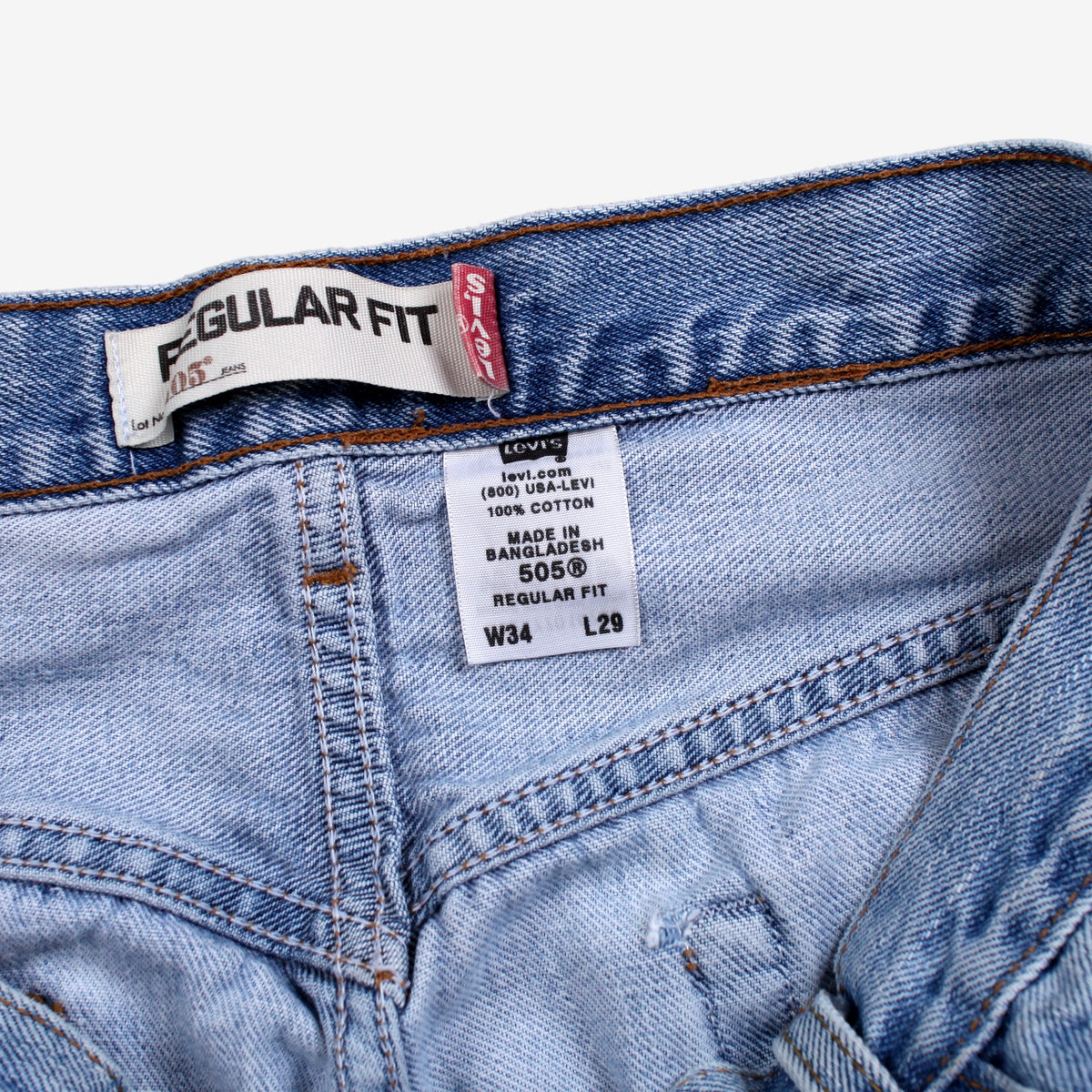 Levis 505 Jeans Regular Straight 33x29