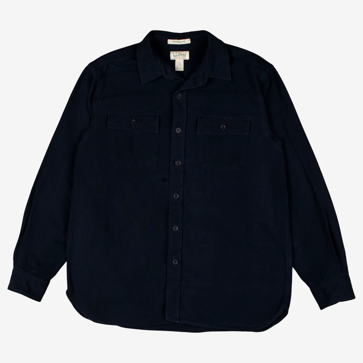 L.L. Bean Chamois Workwear Shirt L Mens