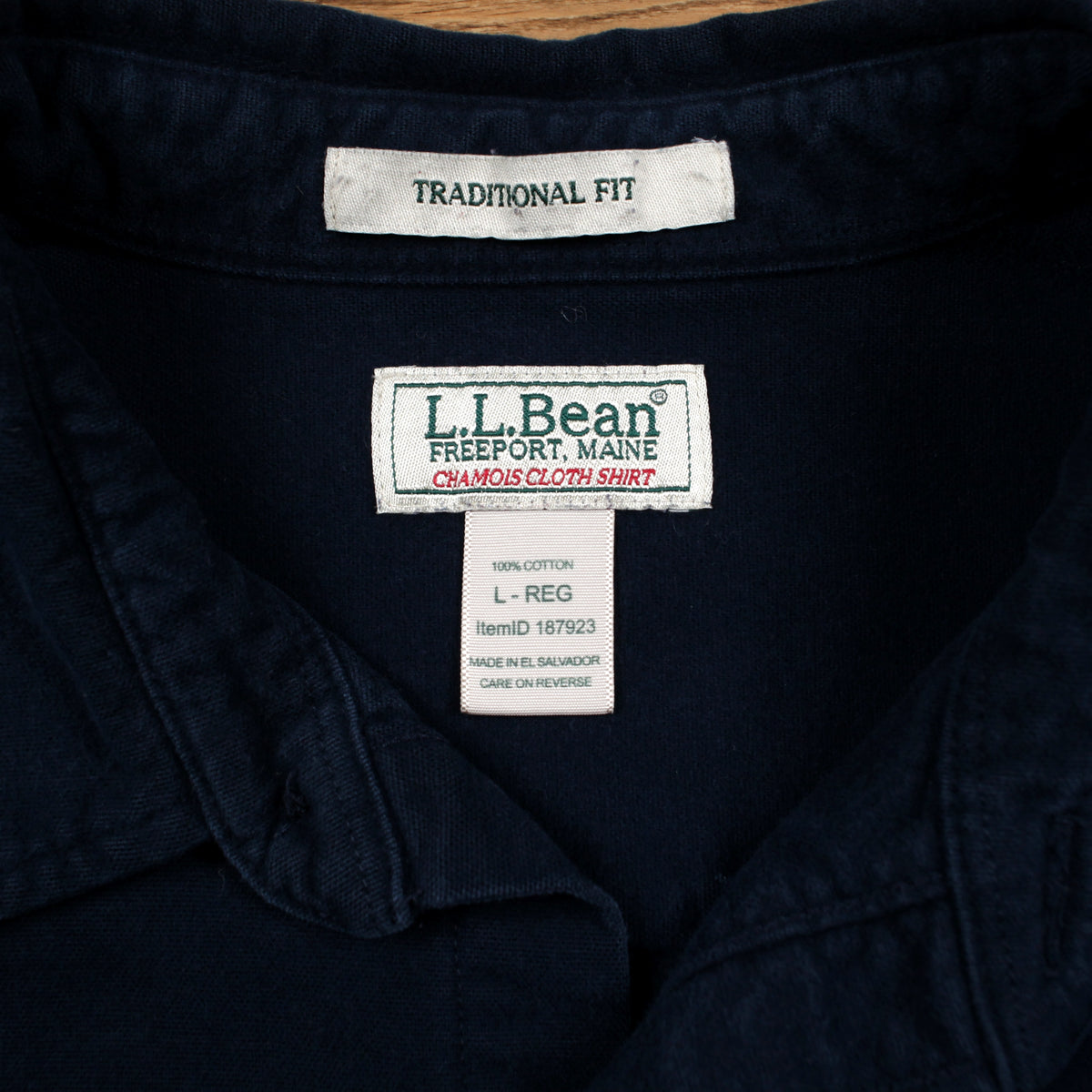 L.L. Bean Chamois Workwear Shirt L Mens