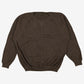 Peru Unlimited Sweater Jumper Mens Alpaca Wool Made In Peru Luxury Brown Knit
