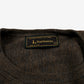 Peru Unlimited Sweater Jumper Mens Alpaca Wool Made In Peru Luxury Brown Knit