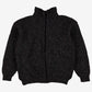 Vintage Alps Wool Full Zip Cardigan Mens High Neck Flecked Speckled Grey Knit