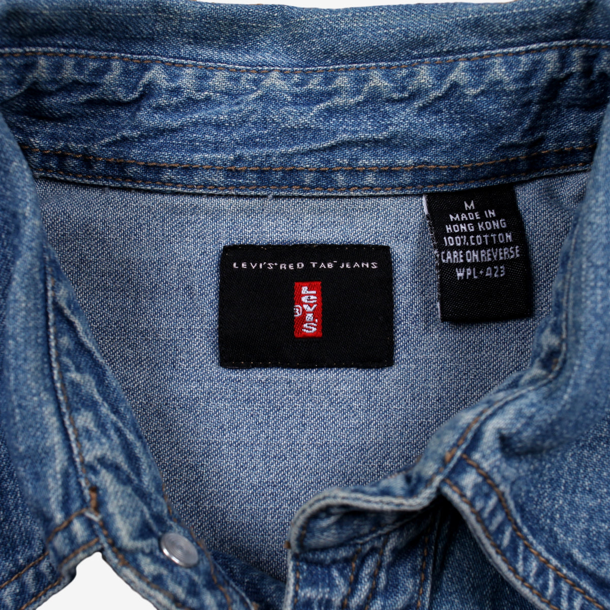 Levis Denim Shirt M Mens Y2K