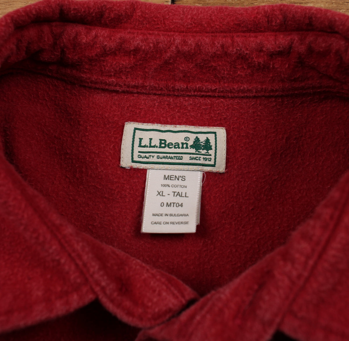 L.L. Bean ChamoisFlannel Shirt XL Mens