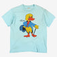 Vintage Screen Stars T-shirt L Mens 00s Blue Duck Graphic USA Made Single Stitch