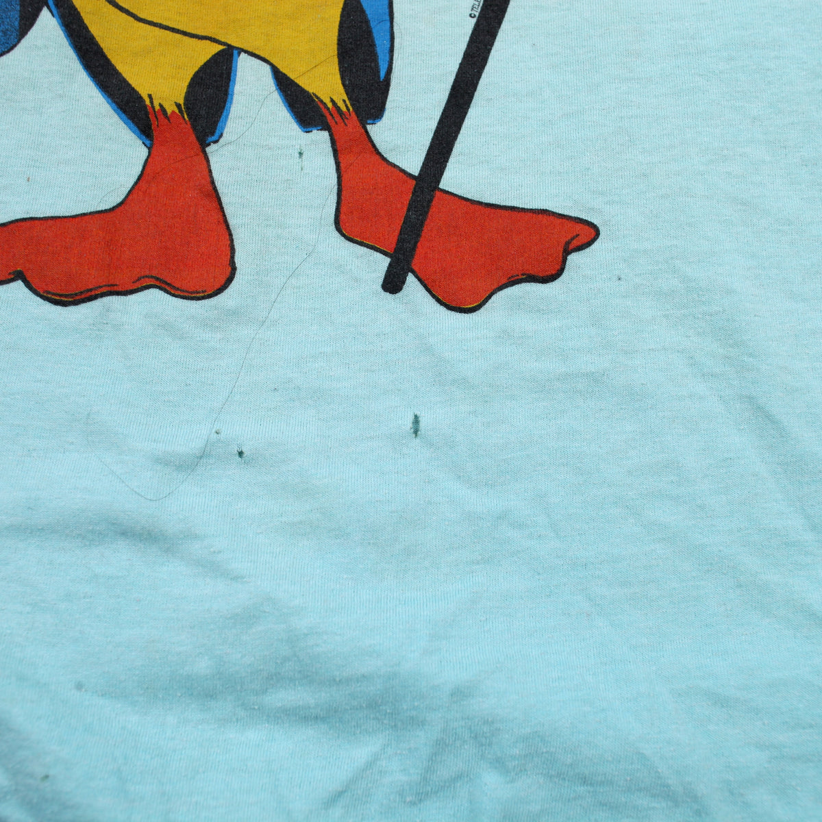 Vintage Screen Stars T-shirt L Mens 00s Blue Duck Graphic USA Made Single Stitch
