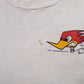 Vintage Single Stitch T-shirt M Mens 90s Thrashed White Clay Smith Cams Hot Rod