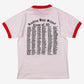 Vintage Screen Stars Ringer T-shirt S Mens 80s White Stedman Single Stitch