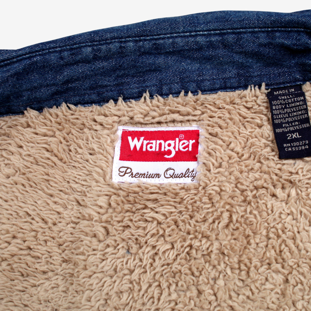 Wrangler Denim Shirt 2XL Mens
