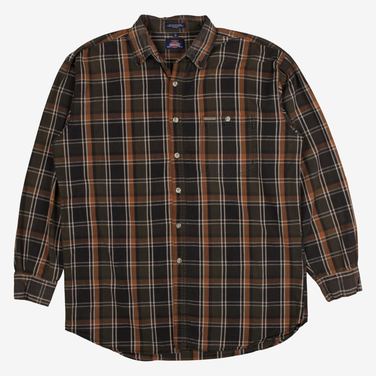 Dickies Plaid Shirt L Mens