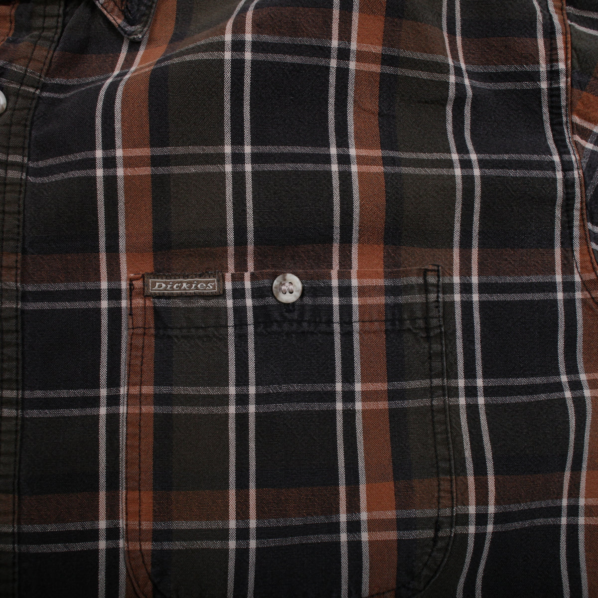 Dickies Plaid Shirt L Mens