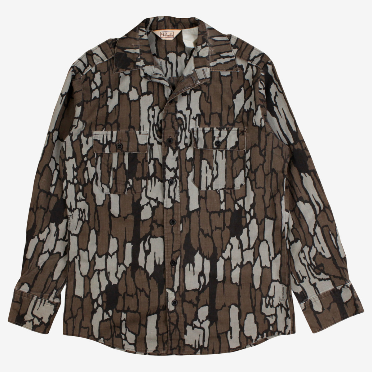 Walls Trebark Camo Shirt L Mens