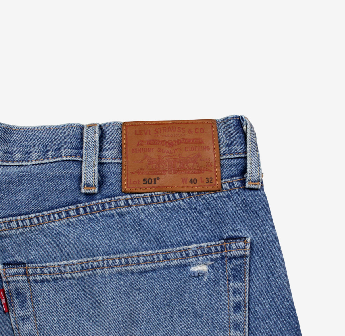 Levis 501 Jeans Regular Straight 40x32