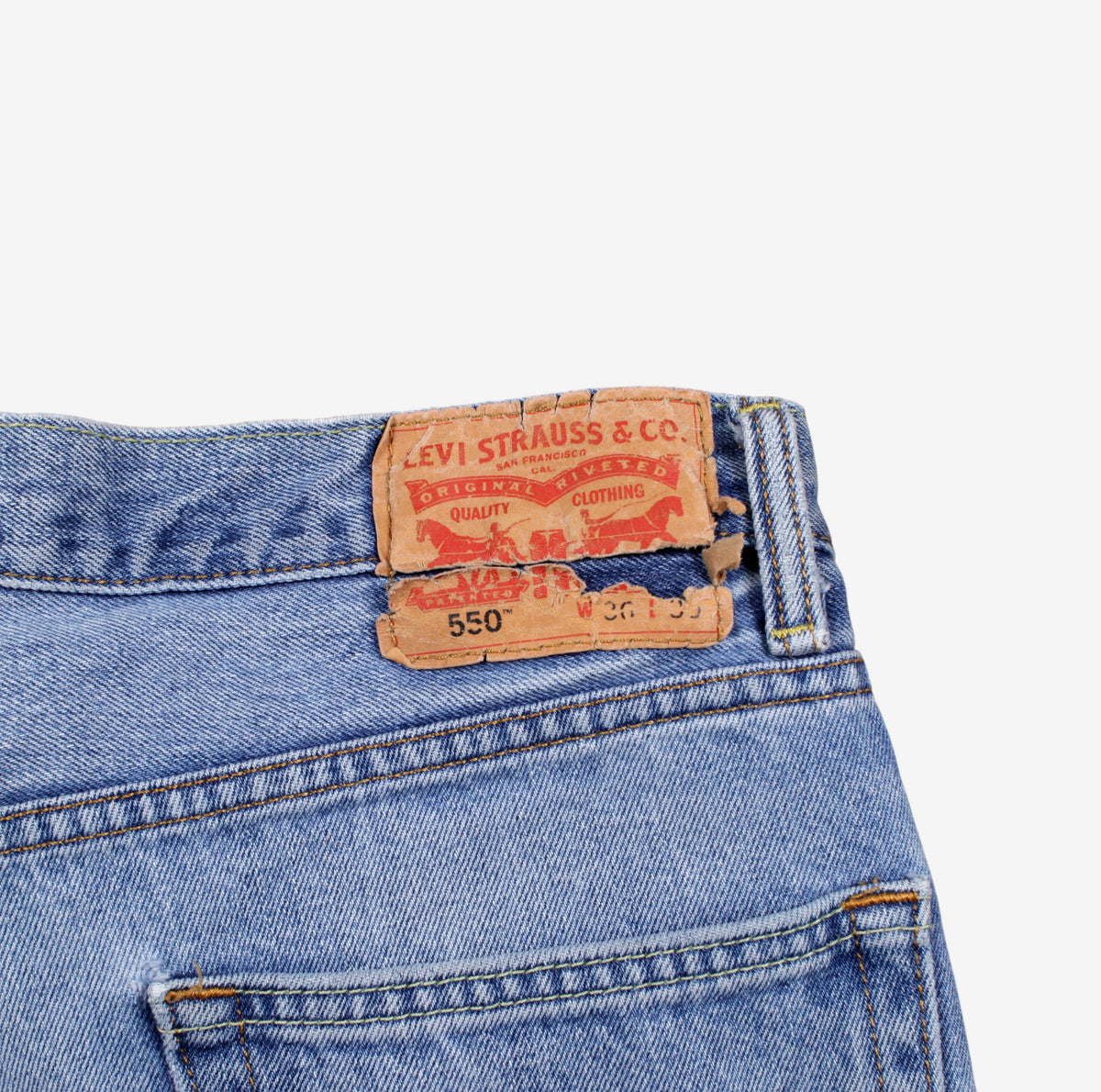 Levis 550 Jeans Relaxed Taper 36x30