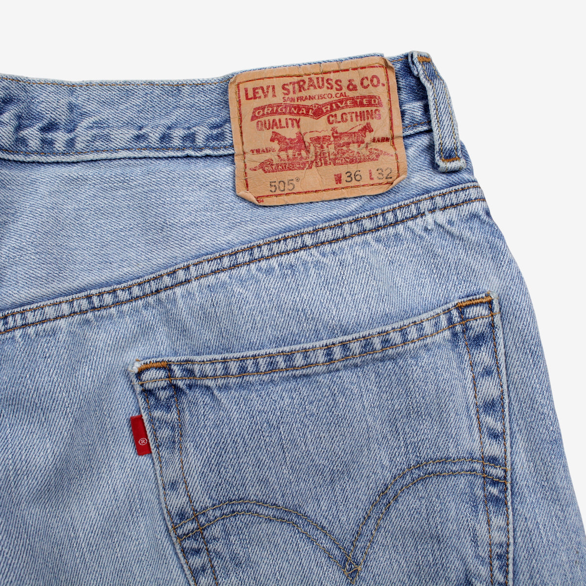 Levis 505 Jeans Regular Straight 36x32