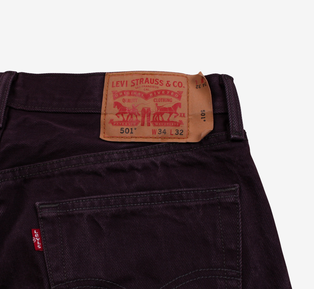 Levis 501 Jeans Regular Straight 34x32