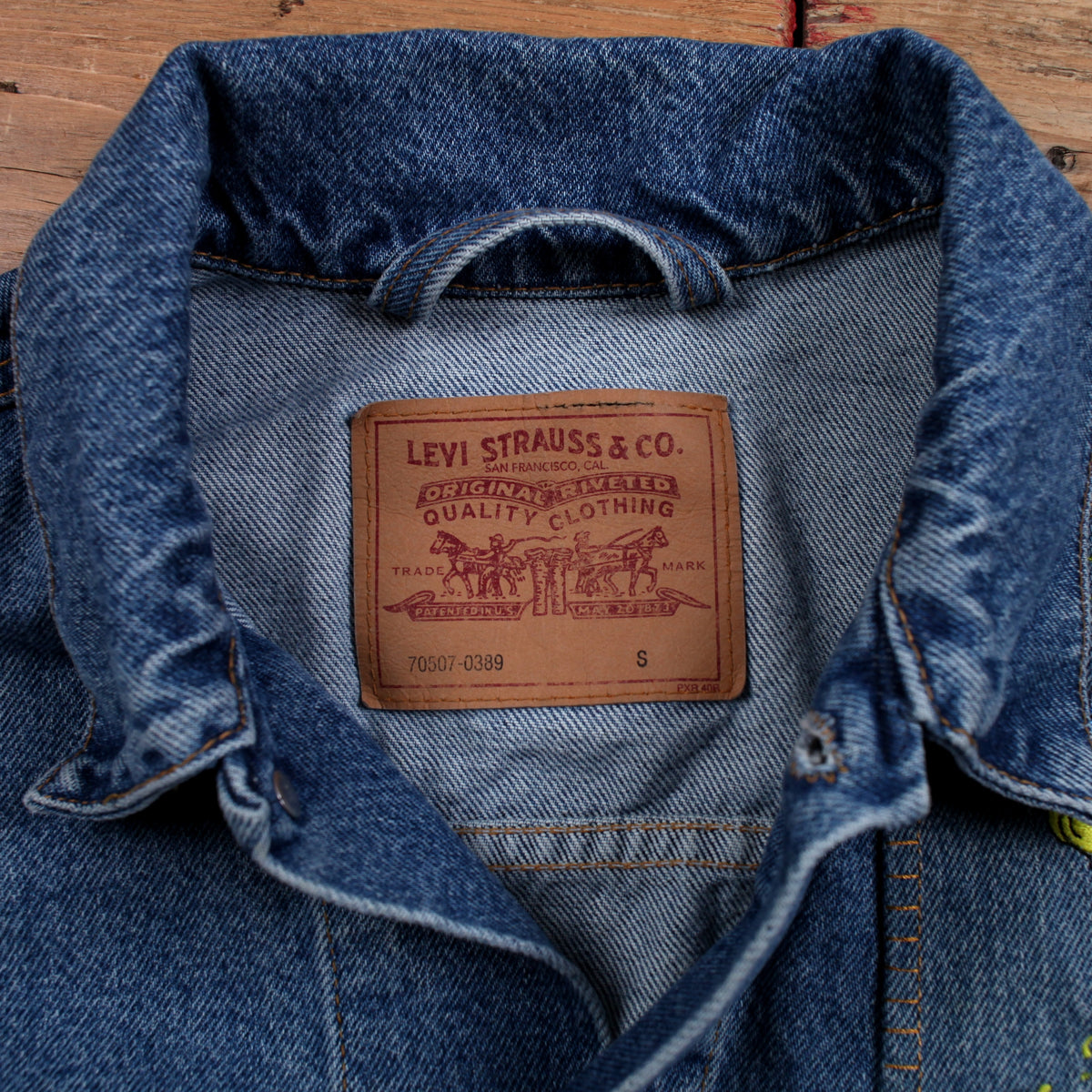 Vintage Levis Denim Jacket S Womens 90s