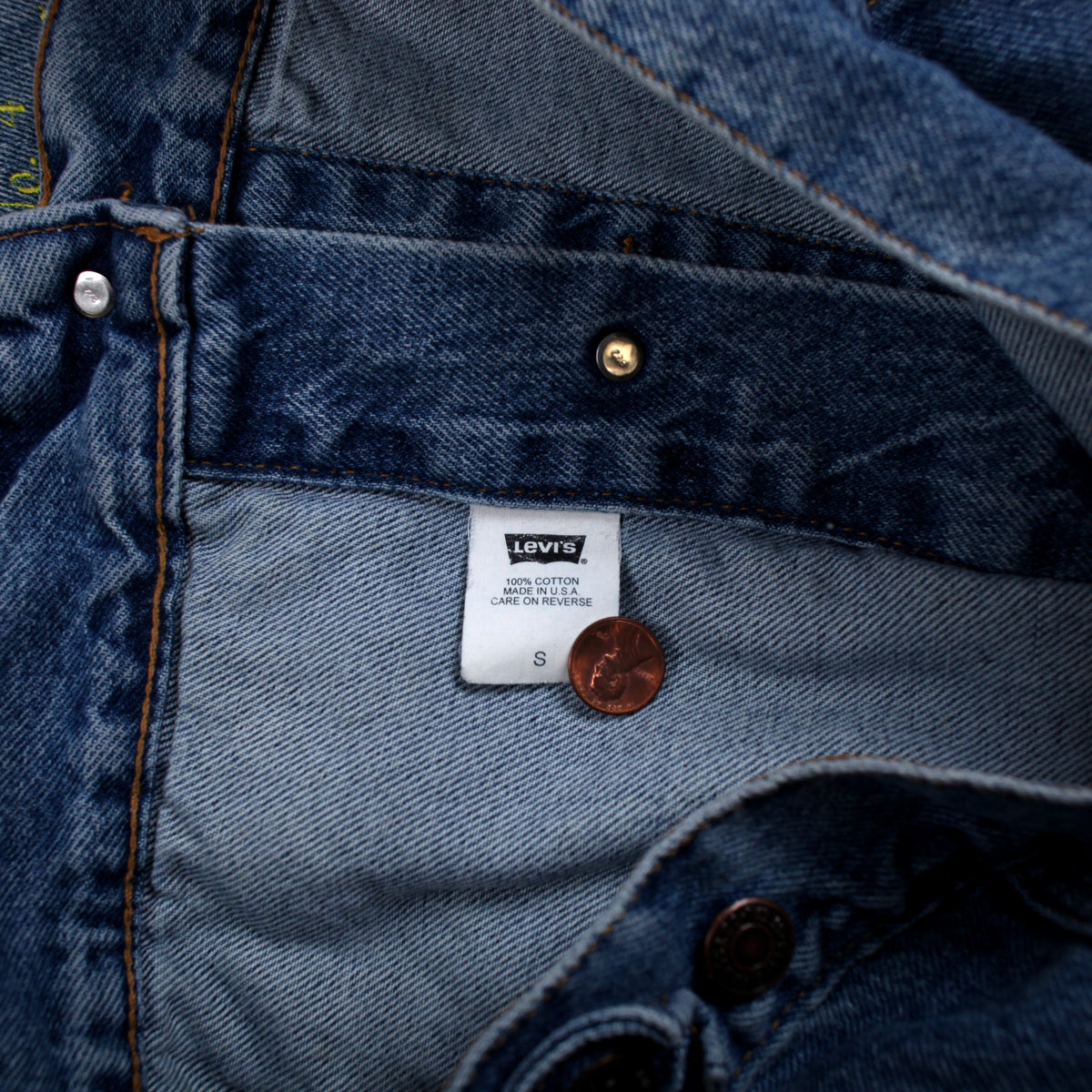 Vintage Levis Denim Jacket S Womens 90s