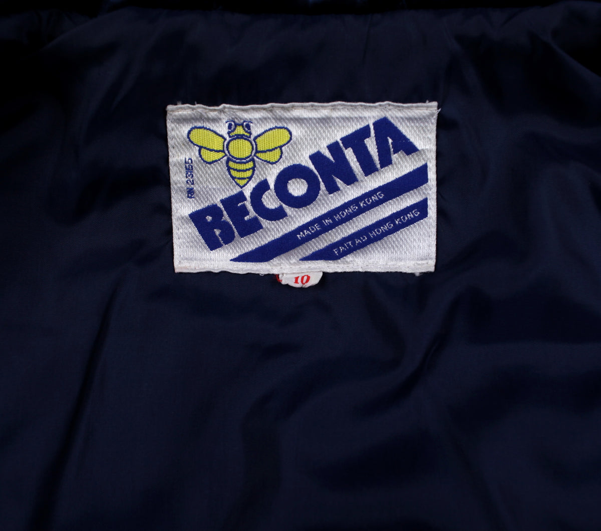 Vintage Beconta Ski Snow Vest 10 Womens 80s