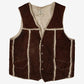 Vintage Wild West Leather Goods Vest XL Mens 70s