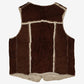 Vintage Wild West Leather Goods Vest XL Mens 70s