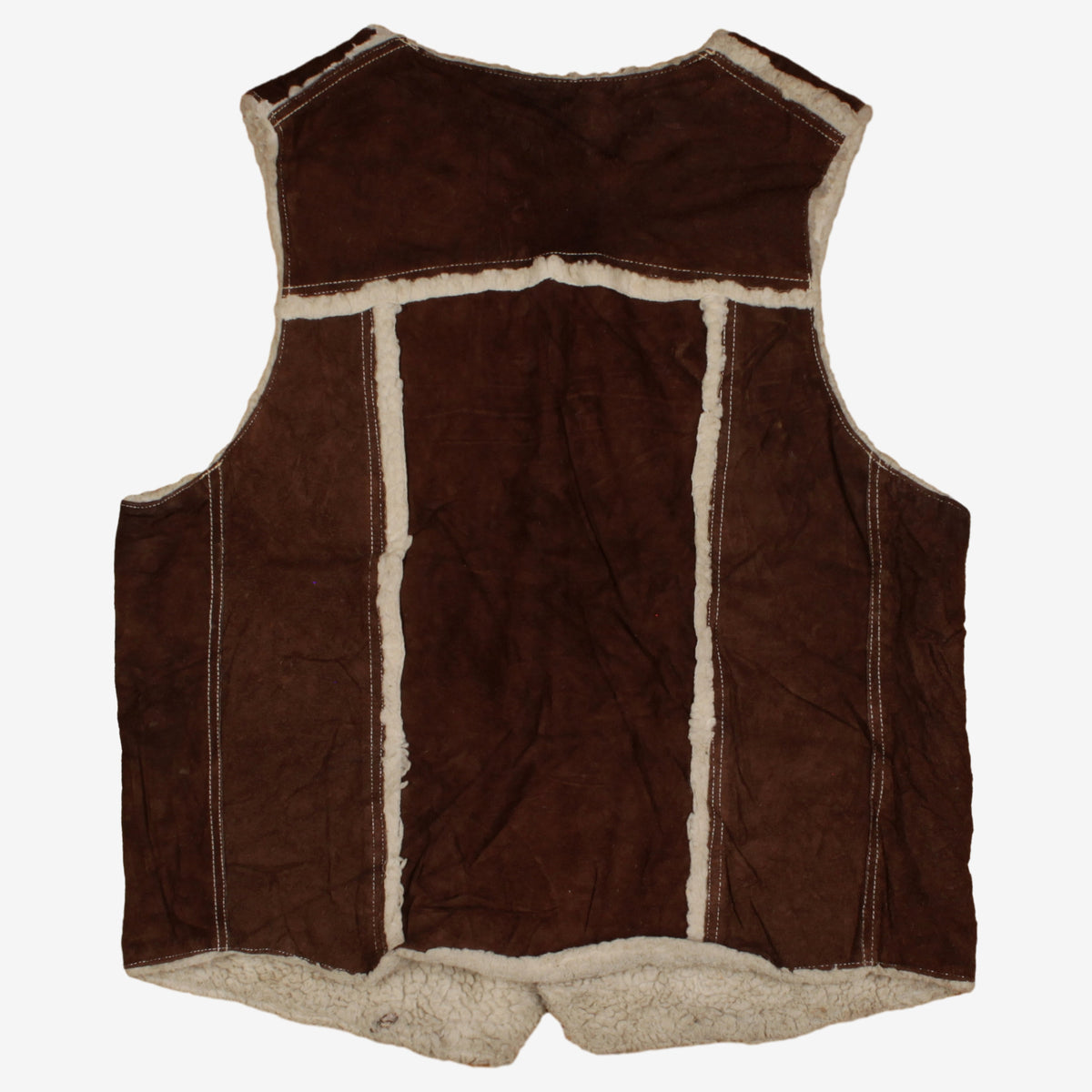 Vintage Wild West Leather Goods Vest XL Mens 70s