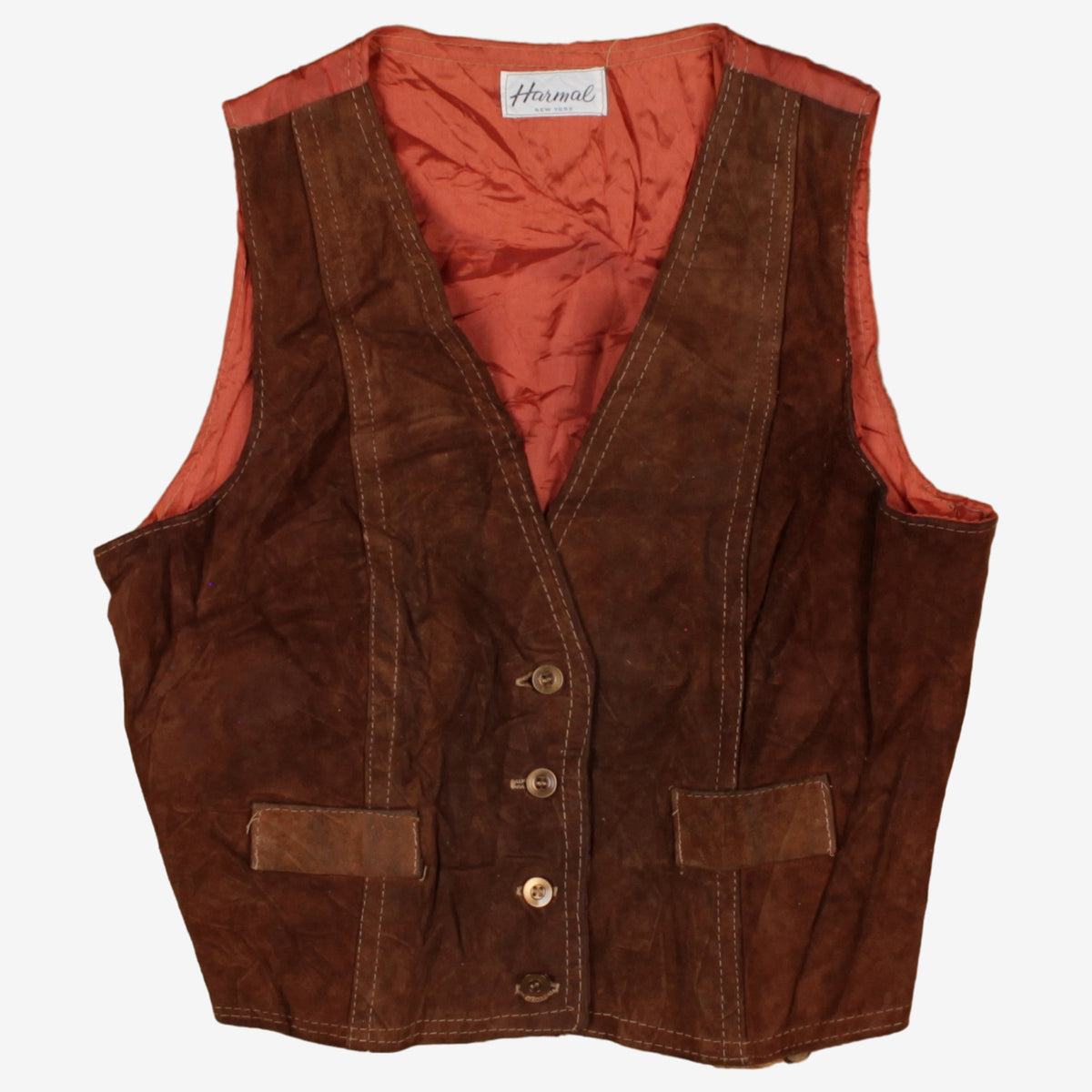 Vintage Harmal Vest L Womens 70s
