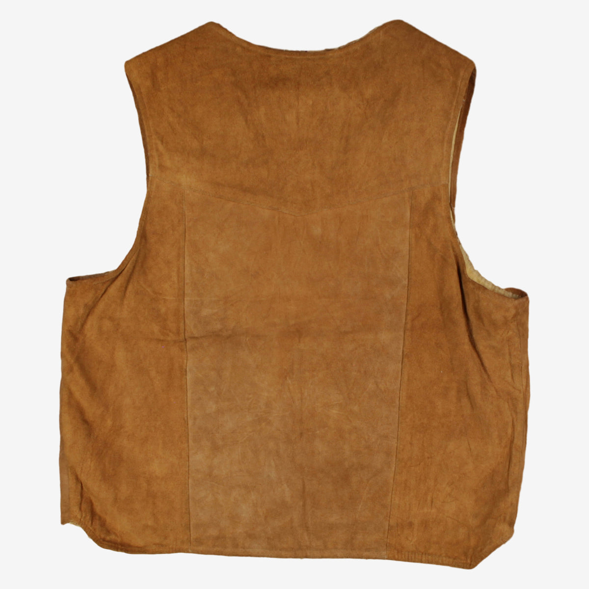 Vintage Joo Kay Shearling Vest L Mens 70s