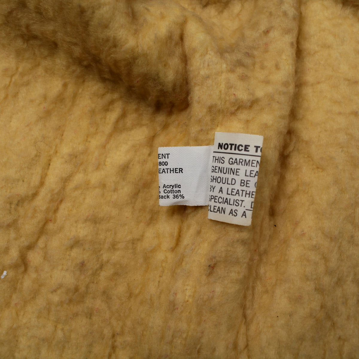 Vintage Joo Kay Shearling Vest L Mens 70s