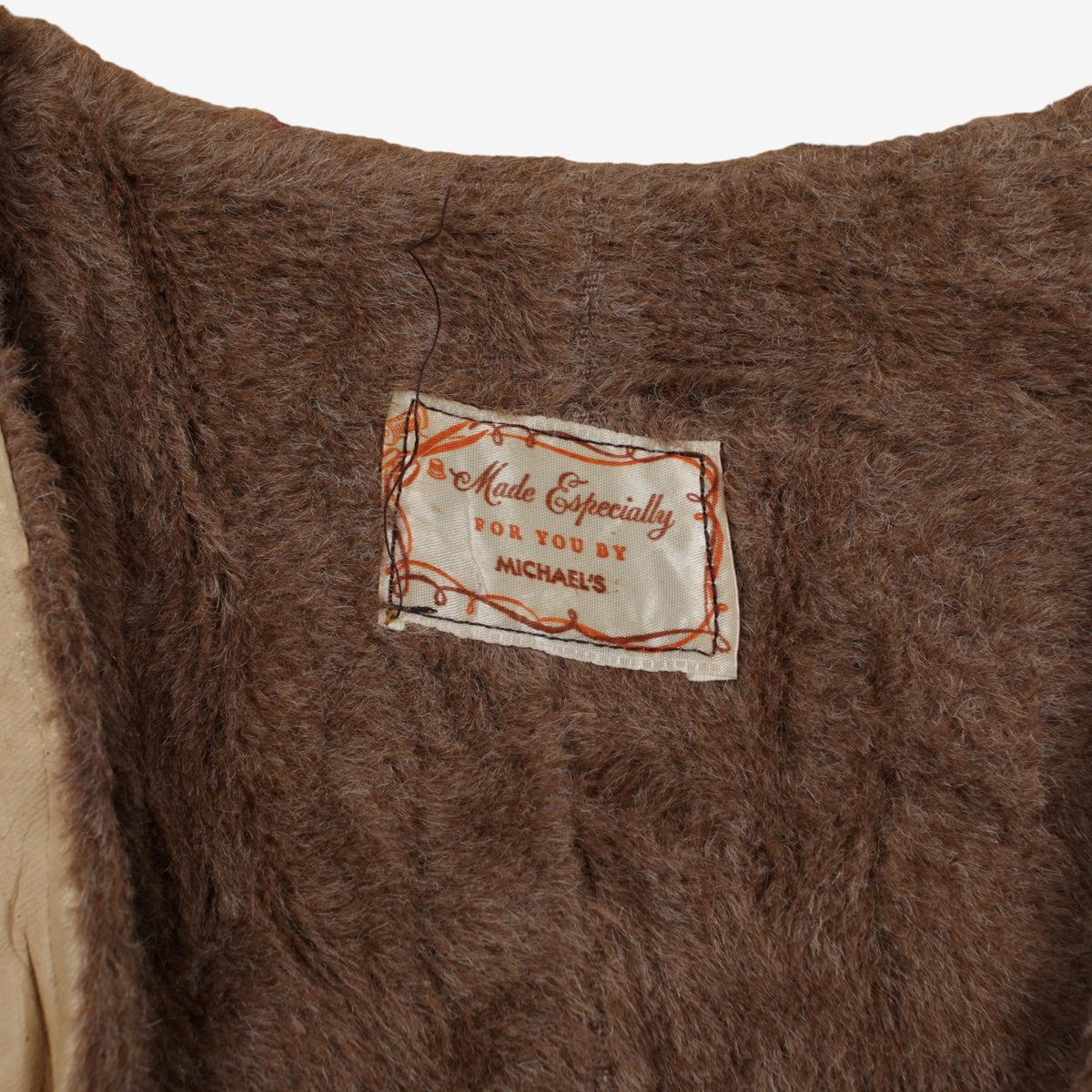 Vintage Michaels Leather Vest M Mens 60s