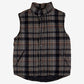 Gap Plaid Puffer Vest L Mens