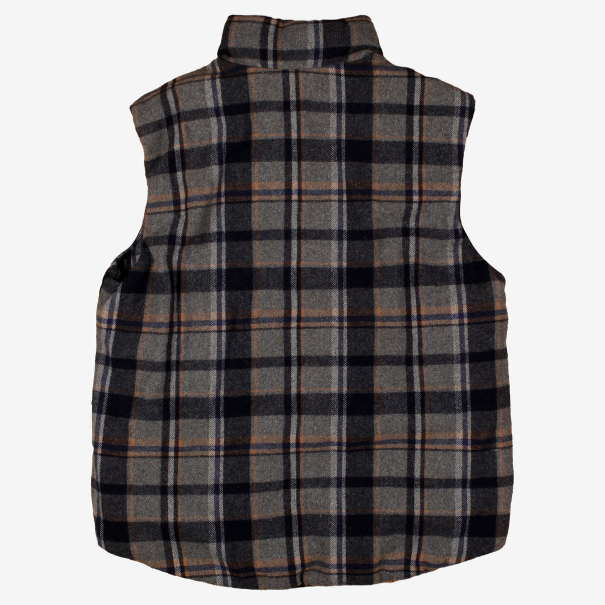 Gap Plaid Puffer Vest L Mens