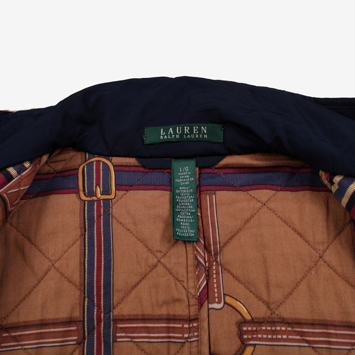 Ralph Lauren Quilted Jacket L Womens 00s