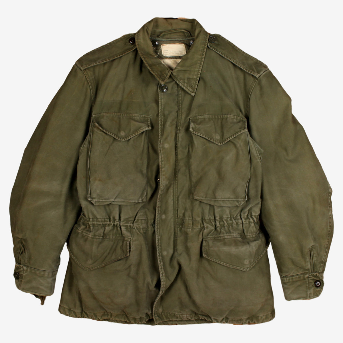 Vintage Military Jacket L Mens 50s