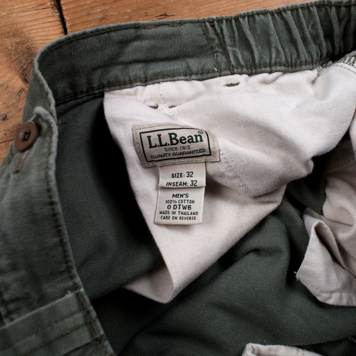 Vintage L.L. Bean Cargo Trousers Pants 32x32 Mens