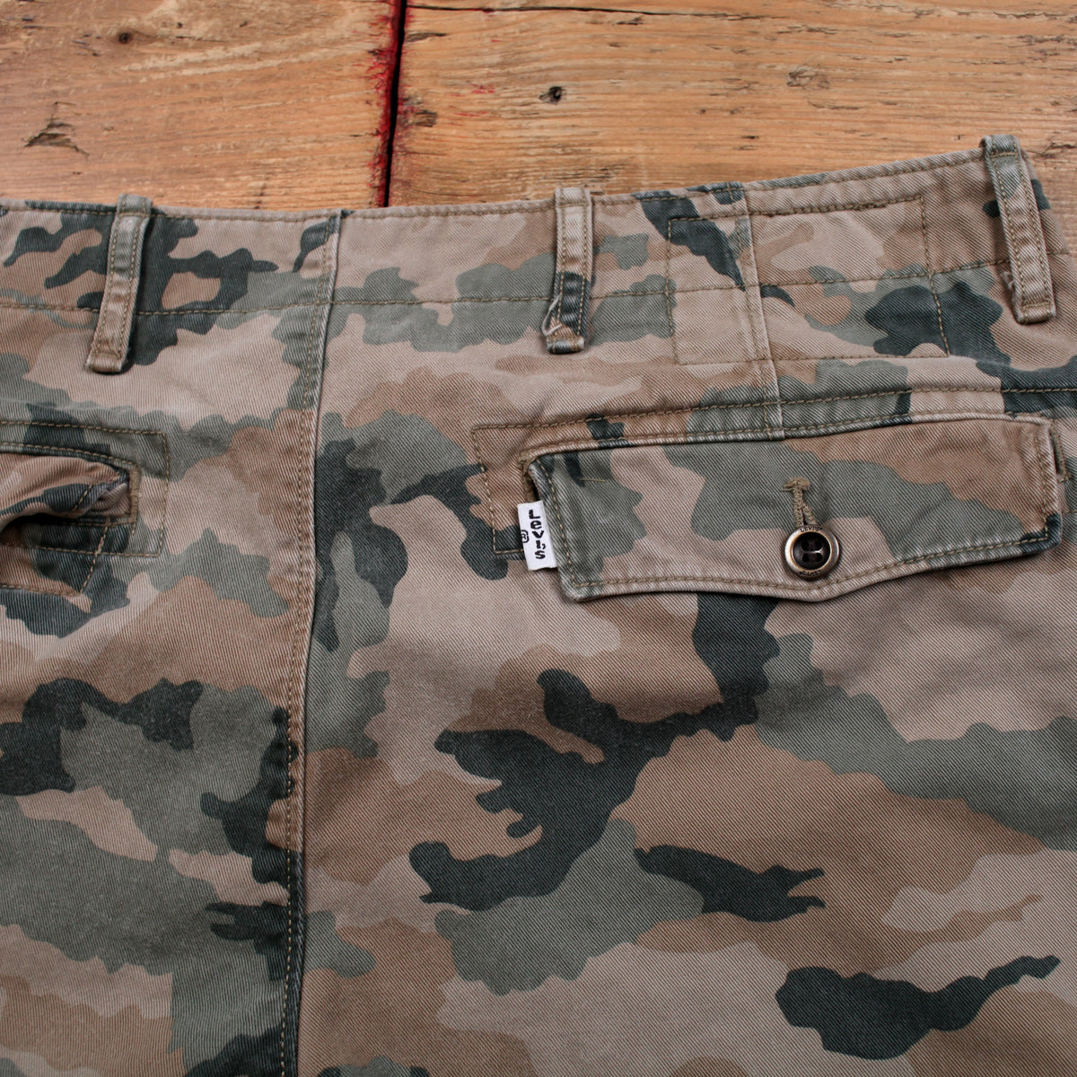 Levis Camo Chino Trousers Pants 32x32 00s