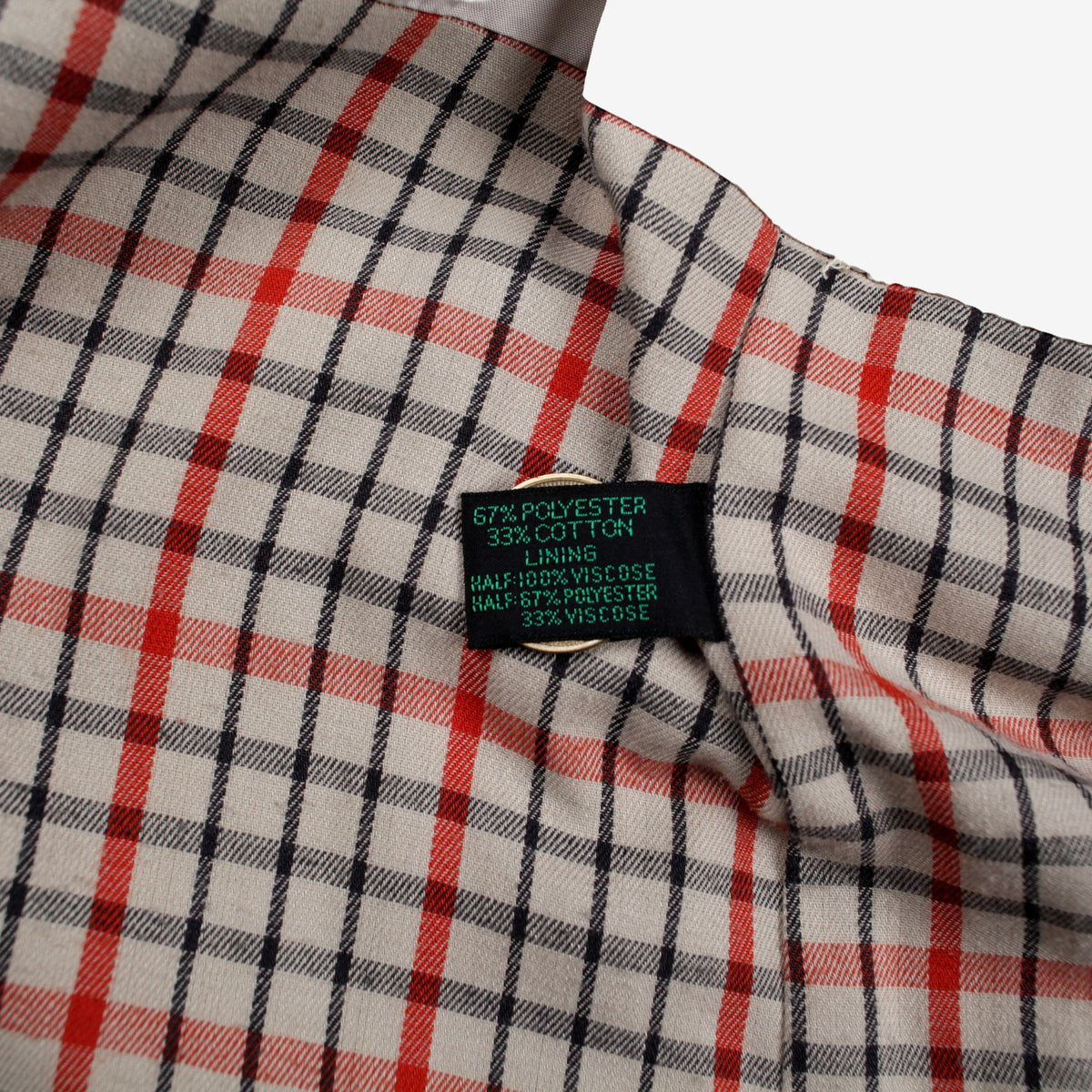 Vintage Canda Double Breasted Mac Jacket M Mens 80s