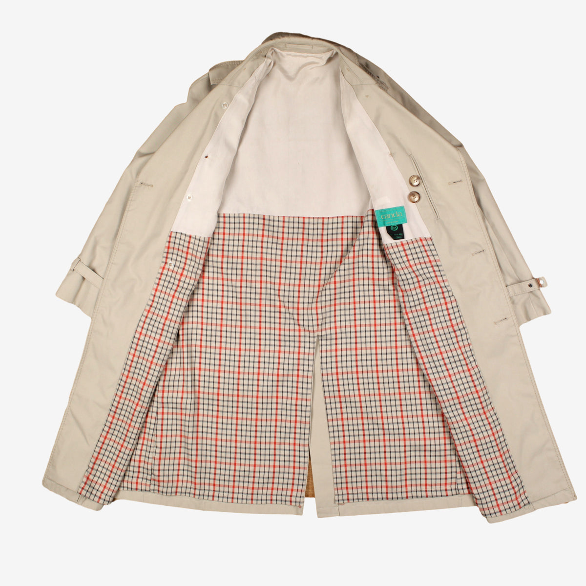 Vintage Canda Double Breasted Mac Jacket M Mens 80s
