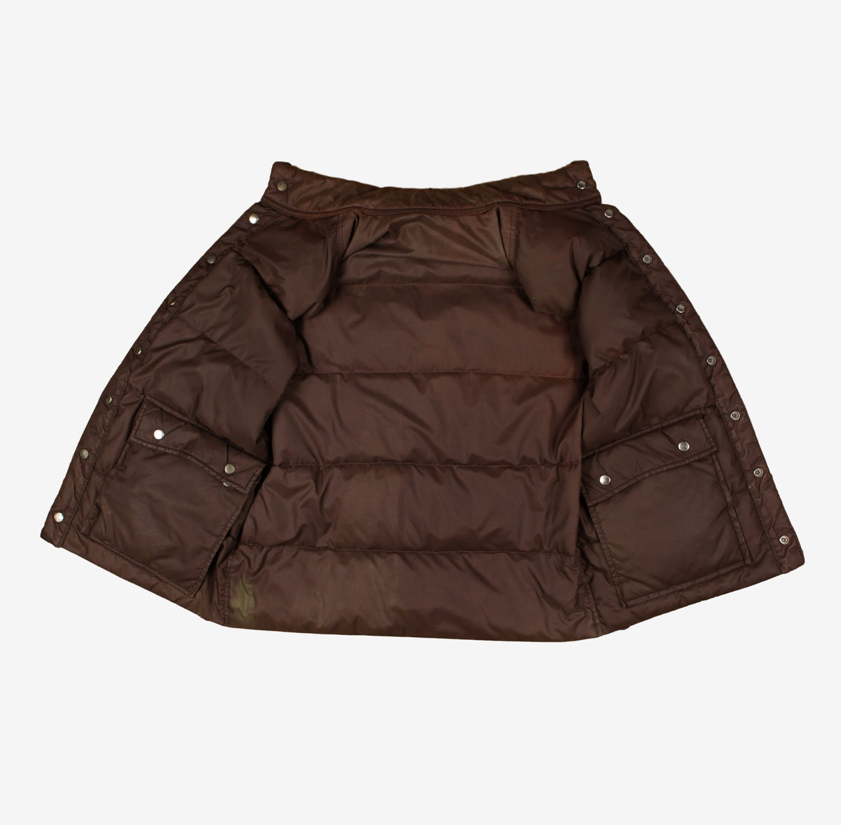Vintage Tan Puffer Vest L Mens