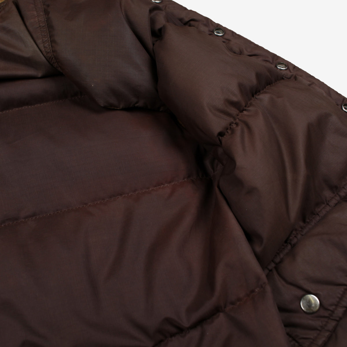 Vintage Tan Puffer Vest L Mens