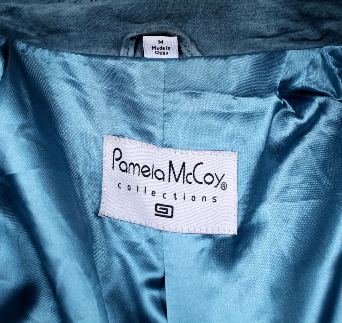 Pamela Mccoy Suede Jacket M Womens 00s