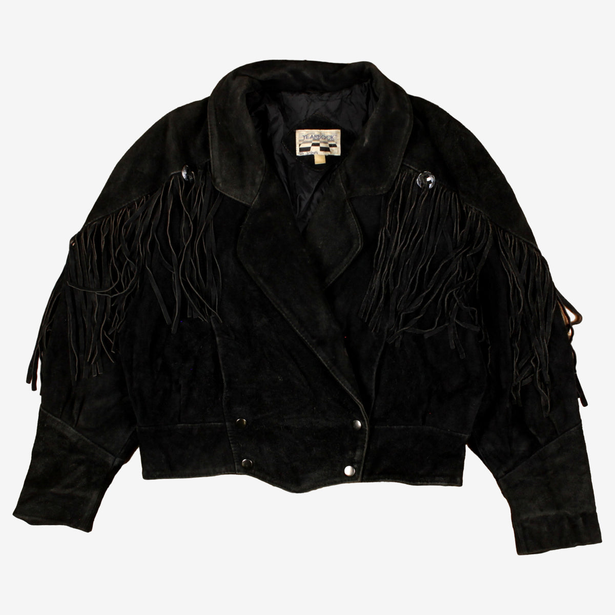 Vintage Yearbook Suede Jacket XL Womens 90s