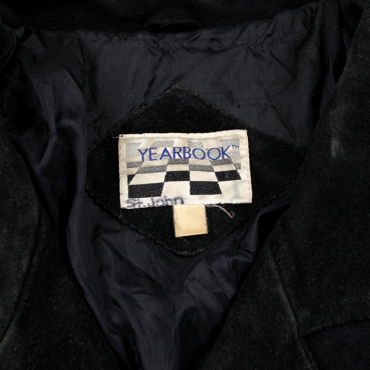 Vintage Yearbook Suede Jacket XL Womens 90s