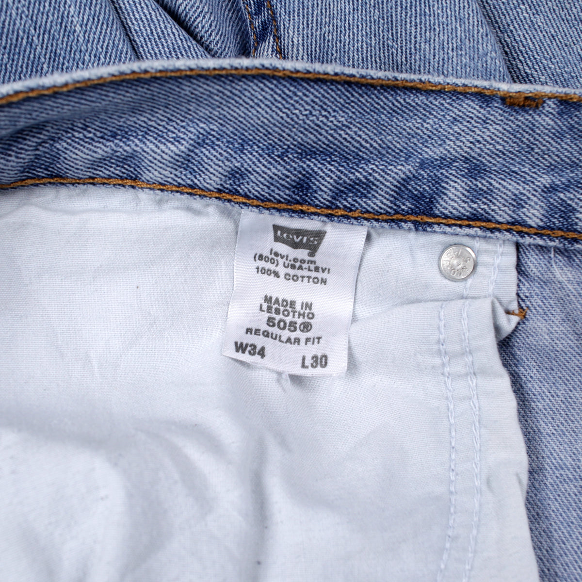 Levis 505 Jeans Regular Straight 34x30